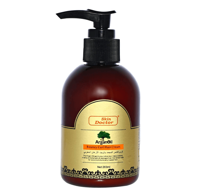 كريم للشعر المجعد بزيت الأرغان المغربي 200 مل